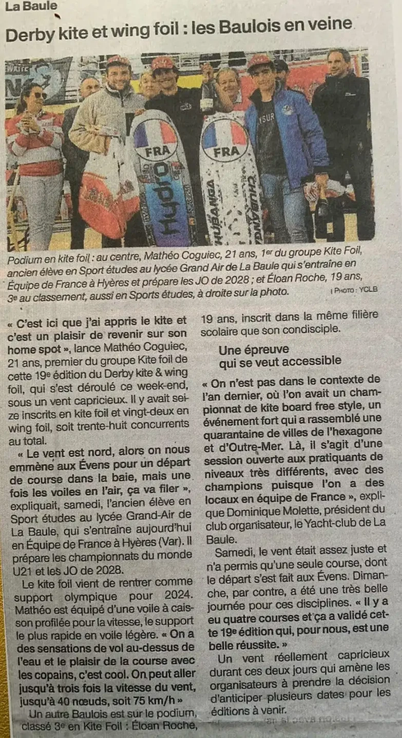 Derby Kite & Wing La Baule 2023