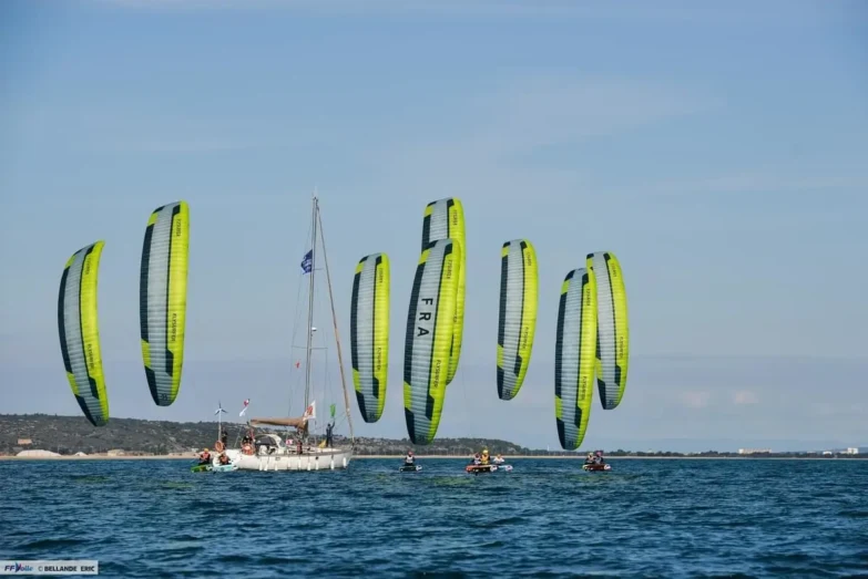Mathéo Coguiec vice champion de France kitefoil