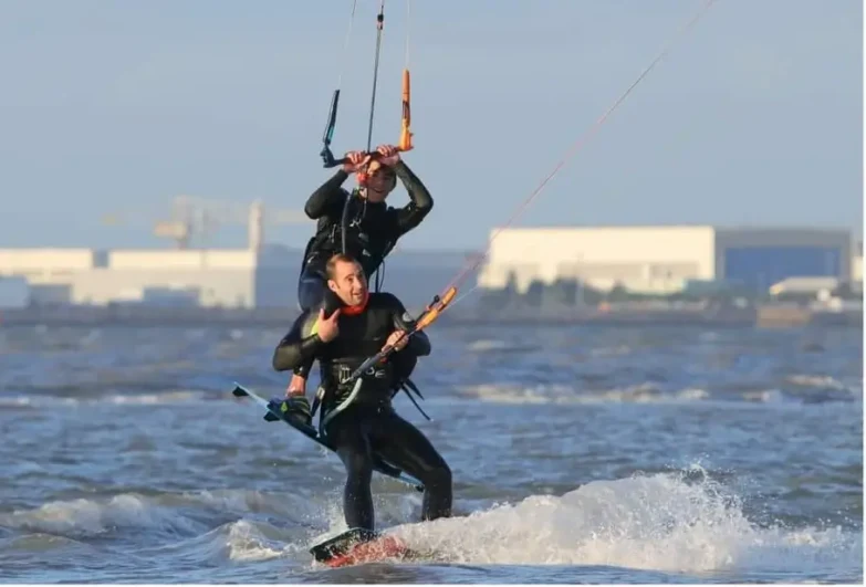 Mathéo Coguiec vice champion de France kitefoil