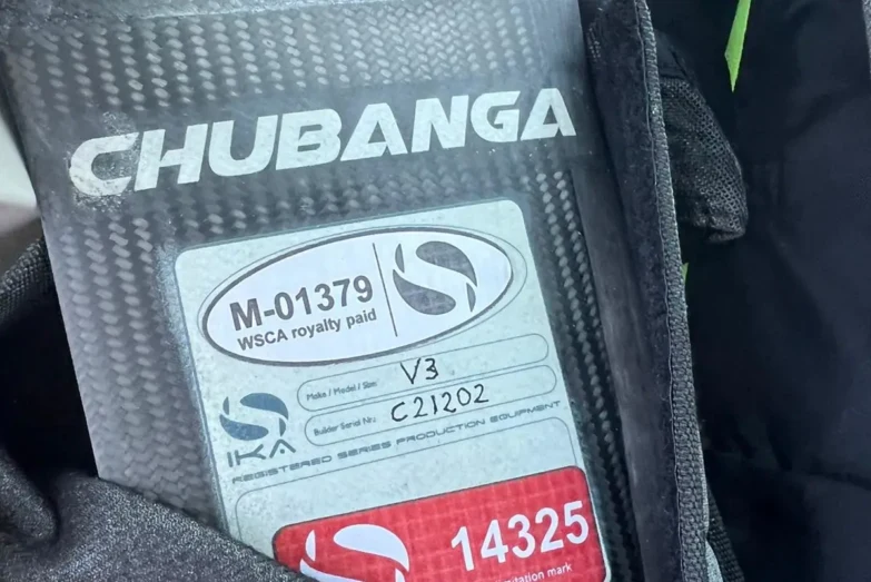 Mathéo Coguiec vice champion de France kitefoil chubanga