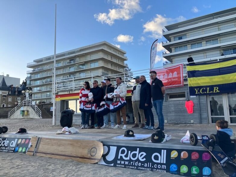 Derby kite and wing La Baule 2026 podium wingfoil